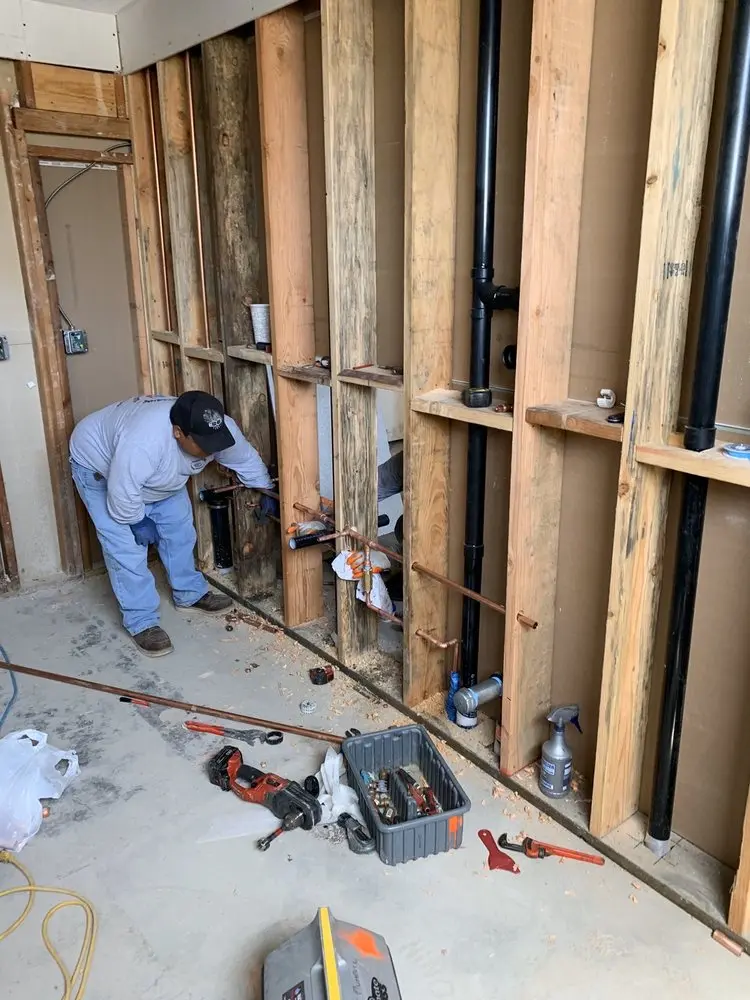 Commercial rough-in plumbing for Water Heater Replacement in Herriman